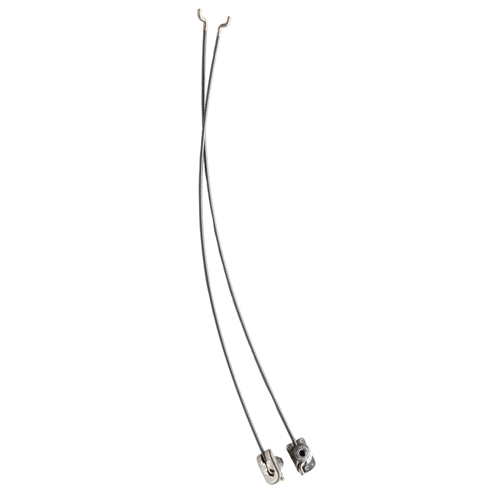 La Sportiva Shell Closing Wire Vanguard (Ext. Side): two thin, flexible metal cables with hooks and fasteners, designed as a closure wire replacement for Vanguard Ski Boots. Displayed on a white background.